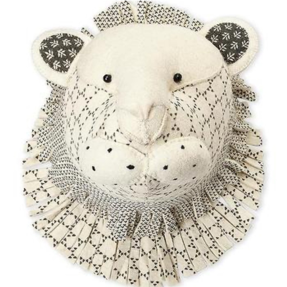 Fiona Walker Wall Hanging Tattooed Lion Head